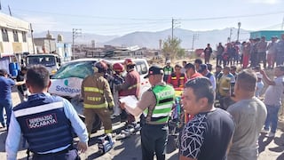 Dos trabajadores de Sedapar quedan gravemente heridos tras violento choque en Arequipa