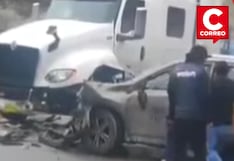 Choque frontal en Casapalca deja varios heridos y genera caos vehicular en la Carretera Central