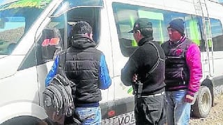 Puno: hombres armados asaltan bus interprovincial con destino a Sina