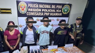 Pisco: caen “Las hienas de San Clemente” con arma de fuego, municiones, explosivos y drogas