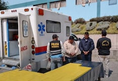 Hallan cerca de 100 kilos de cocaína en ambulancia que trasladaba a un paciente hacia Ayacucho