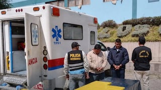 Hallan cerca de 100 kilos de cocaína en ambulancia que trasladaba a un paciente hacia Ayacucho
