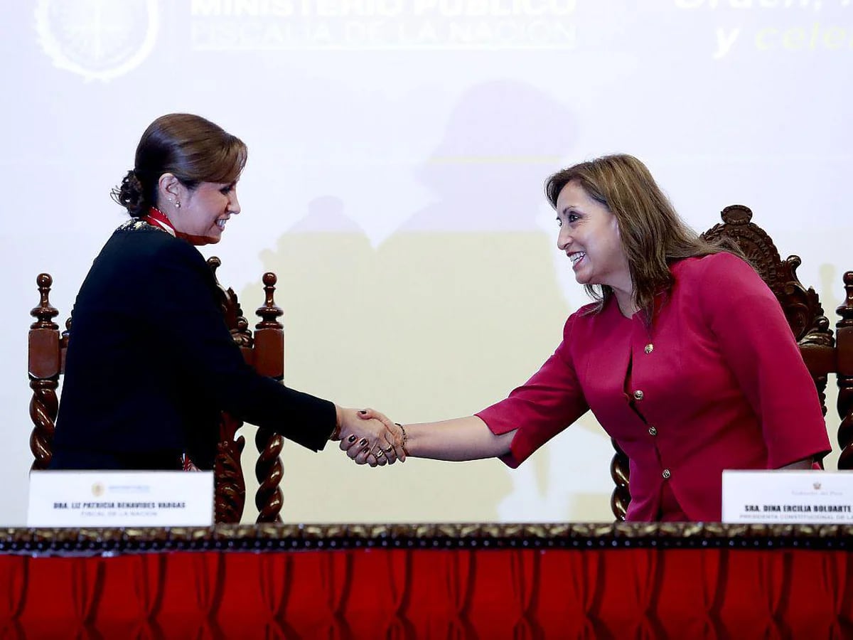 Patricia Benavides y Dina Boluarte, nexos bajo sospecha. Foto: Difusión.