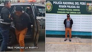 Detienen a hombre acusado de intentar robar en un local comercial de Chincha Alta