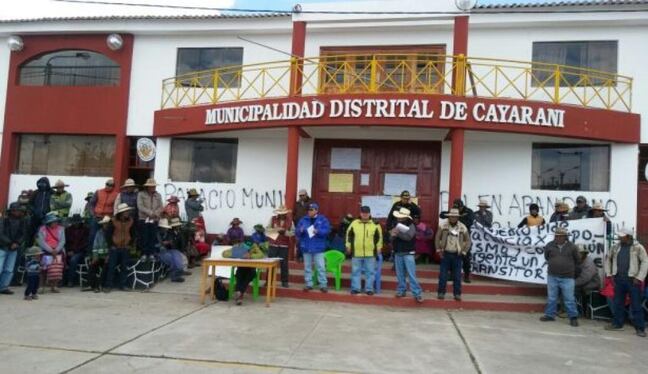Municipalidad Distrital de Cayarani (Condesuyos). Foto: GEC.