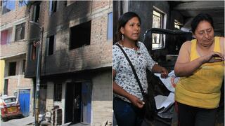 Incendio consume casa que era utilizada como cochera de motos (VIDEO) 