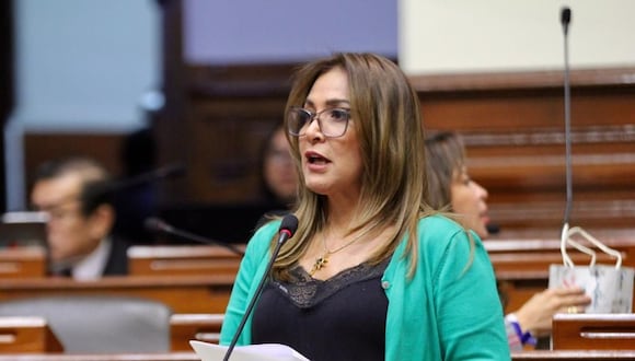 La congresista Magaly Ruiz fue amonestada por la Comisión de Ética en el 2023. (Foto: Congreso)