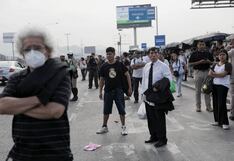 Transportistas acatan paro en Lima Norte en protesta por extorsiones (GALERÍA)