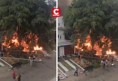 Incendio por vela encendida destruye vivienda y deja familia damnificada en Los Olivos