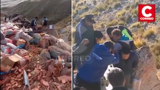 Pasco: Despiste de camión deja un muerto y un herido