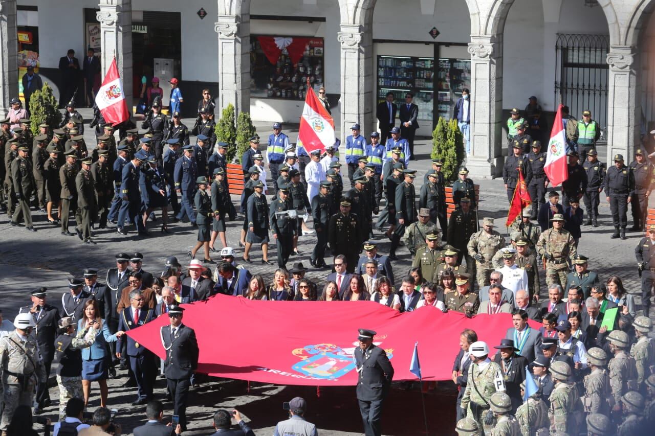 Las actividades por el aniversario de la ciudad de Arequipa. (Foto: Leonardo Cuito)