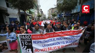 La Victoria: Comerciantes de Gamarra se suman a paro de transportistas contra extorsiones