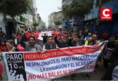 La Victoria: Comerciantes de Gamarra se suman a paro de transportistas contra extorsiones