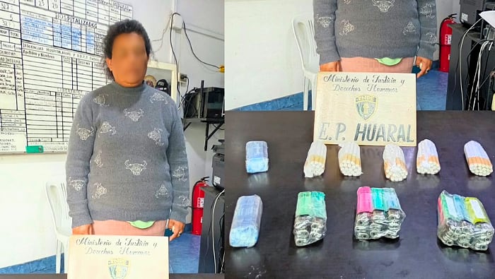 Frustran ingreso de cigarros, encendedores y papel rila al penal de Huaral, en Lima. Foto: INPE.