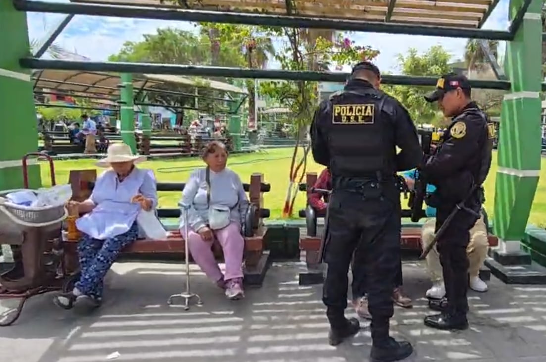 Suspenden desalojo en Majes y policías se dedican a control de identidad