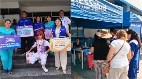 Ica: refuerzan prevención del cáncer con jornada de salud integral