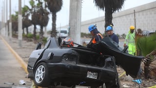Accidente en la Costa Verde deja una mujer fallecida y un hombre gravemente herido