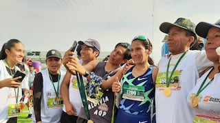 Gladys Tejeda en la Maratón Virgen de la Candelaria de Arequipa: “El atletismo es vida y salud” (VIDEO)