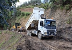 La Libertad: Mejoran 2.5 kilómetros de vía en el caserío El Chorro en Huamachuco