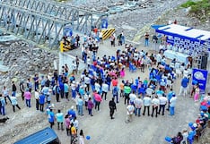 Piura: Inauguran puente Pusmalca que evitará el aislamiento de miles de pobladores de Canchaque