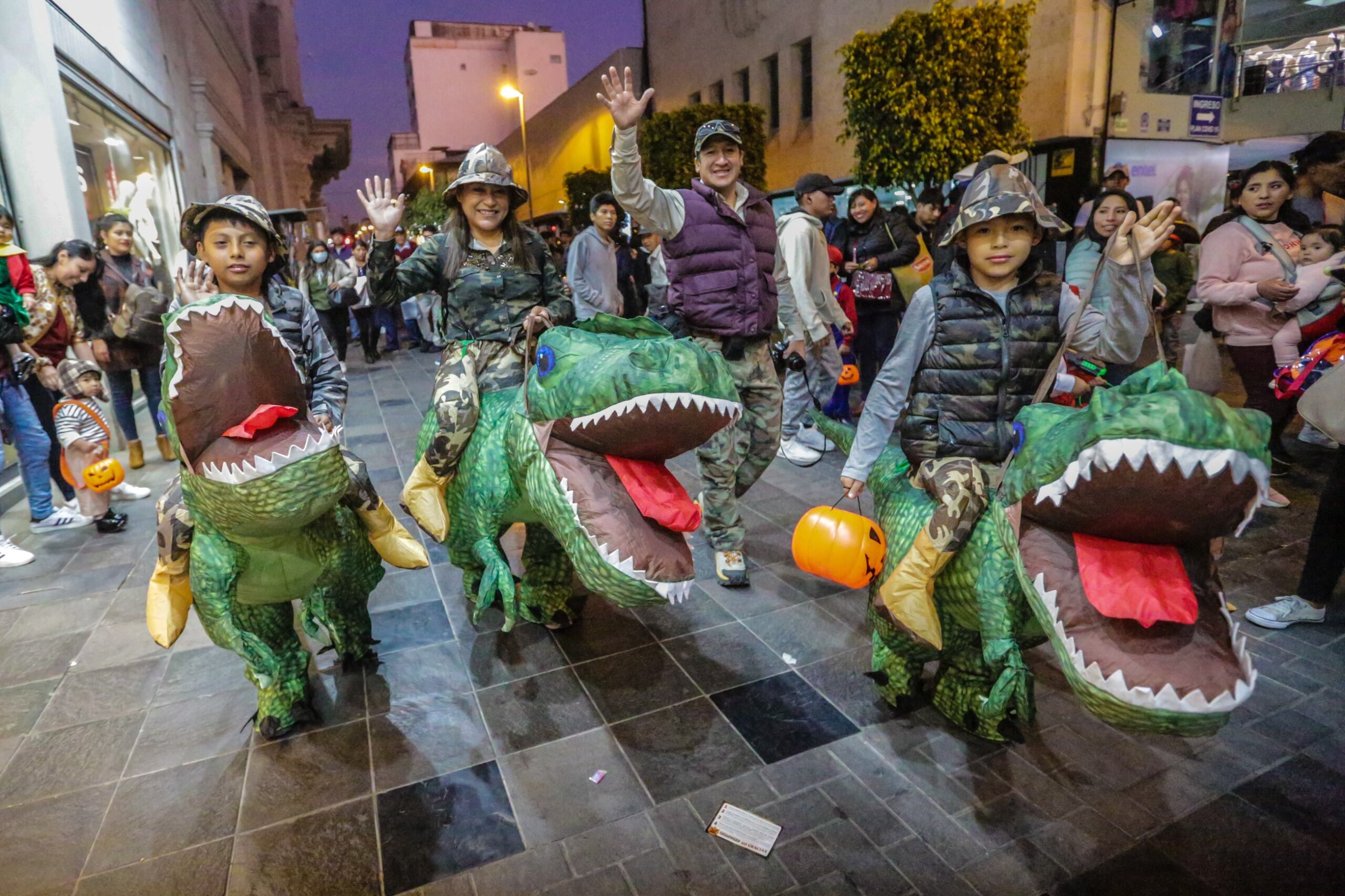 Los niños fueron quienes más se divirtieron con la noche de Halloween (Foto: Leonardo Cuito)