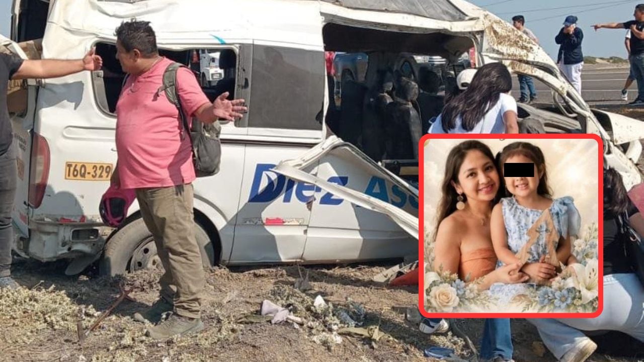 Se trata de Cindy Díaz Rodríguez, quien viajaba junto a su menor hija en el vehículo que terminó volcando en San Pedro de Lloc.