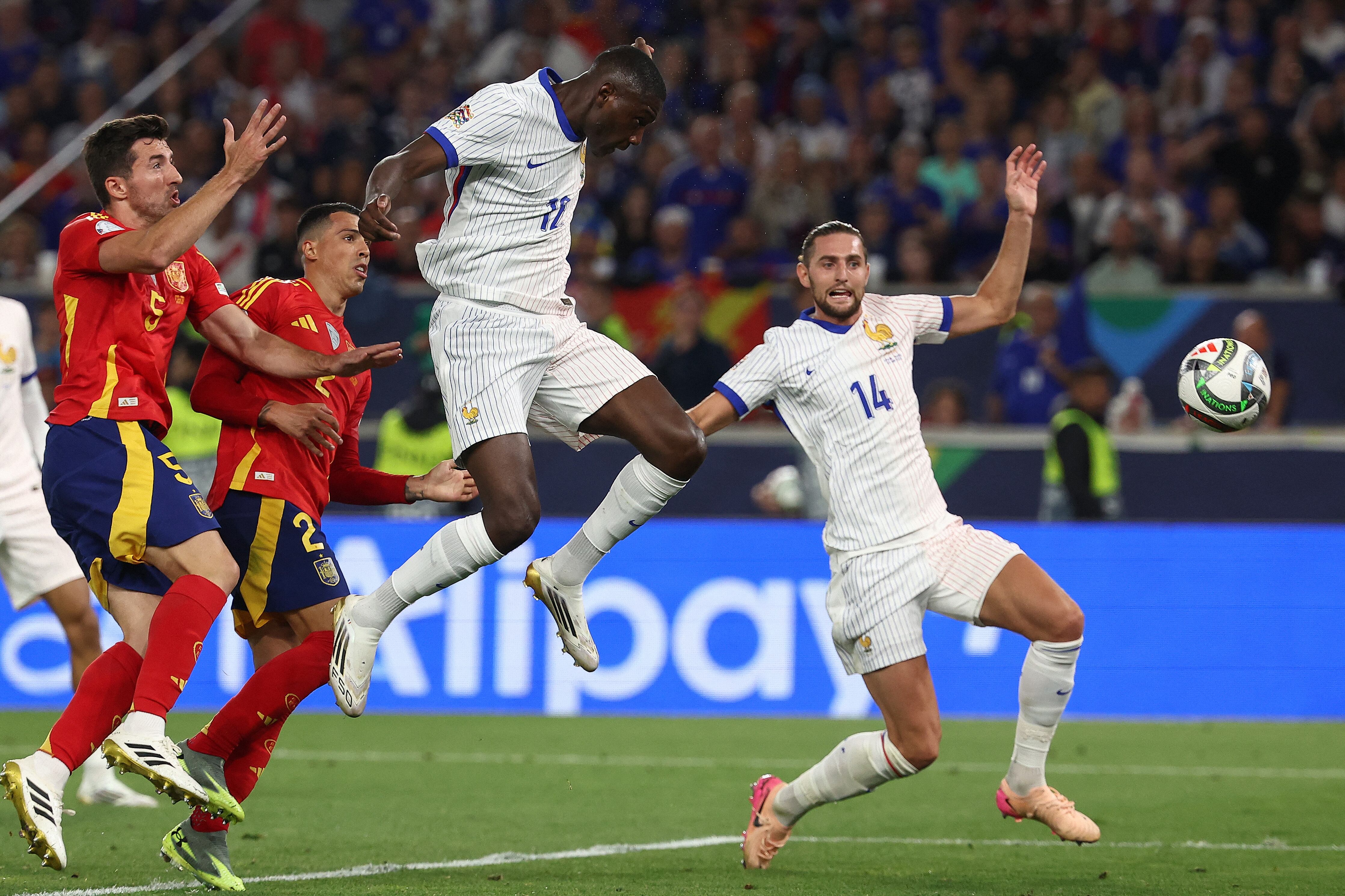 La selección española se impuso en un partido lleno de emociones en Stuttgart y enfrentará a Portugal en la gran final del torneo. (Photo by FRANCK FIFE / AFP)