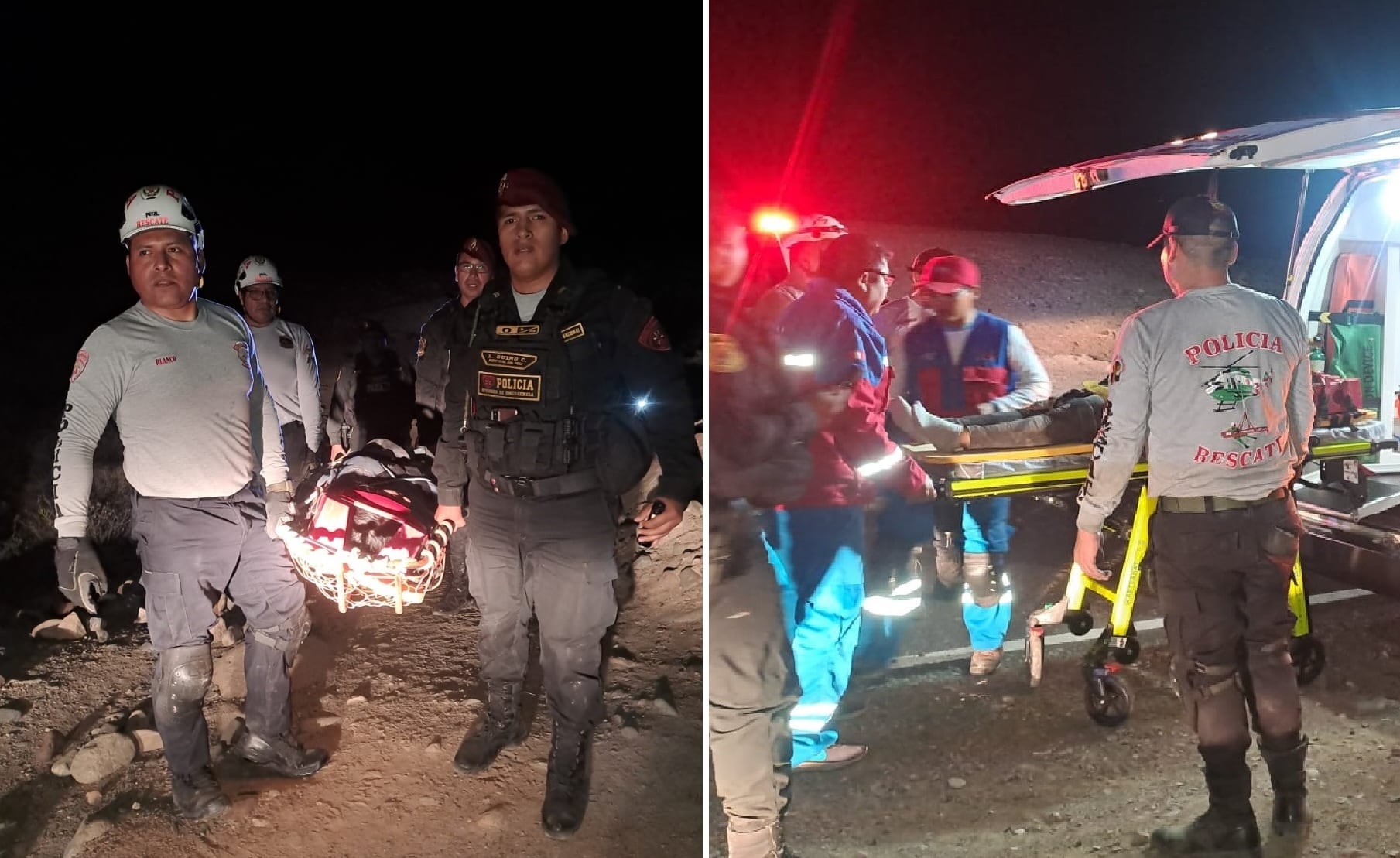 Joven mujer fue evacuada al hospital Hipólito Unanue para ser examinada a profundidad