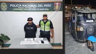 Nasca: detienen a sujeto con 20 “ketes” de drogas y conducción en estado de ebriedad