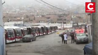 Extorsionadores dejan explosivo a empresa de transportes en SJL horas antes de paro