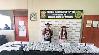 Golpe al comercio de drogas en Pisco: caen “Los malditos de Sinaloa” con 3 mil bolsitas de PBC