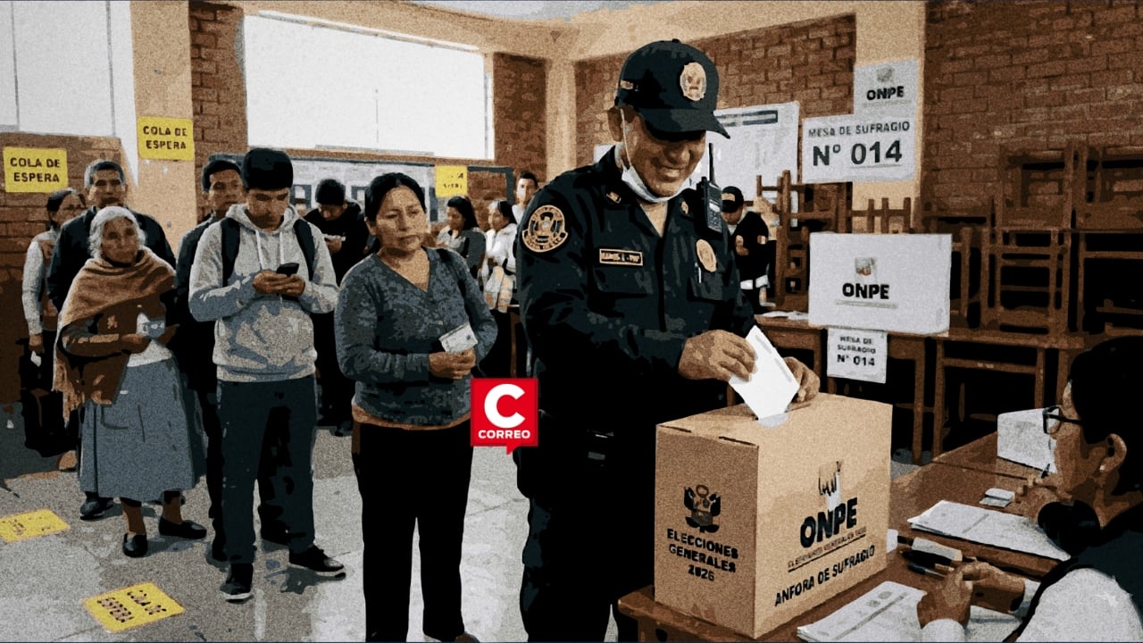 Voto rápido: así funciona el sistema que garantiza el derecho al voto de militares y policías. Composición: Diario Correo.