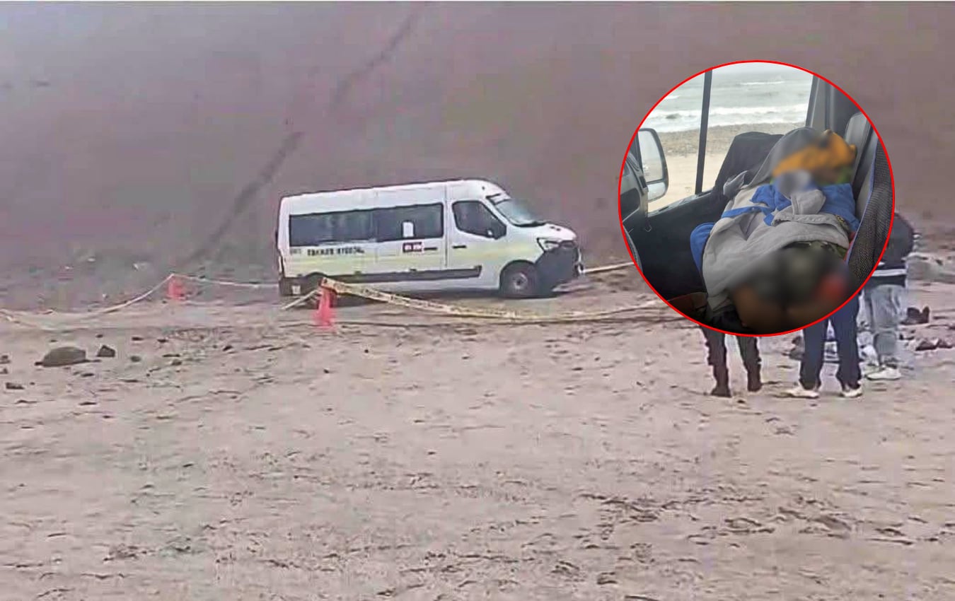 Dos menores, reportados como desaparecidos, fueron hallados sin vida en una miniván en Ilo. Foto: Composición GEC.