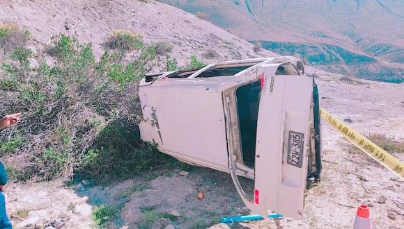 Accidente se registró en la vía que une el distrito de Curibaya con el poblado Candarave. (Foto: Difusión)