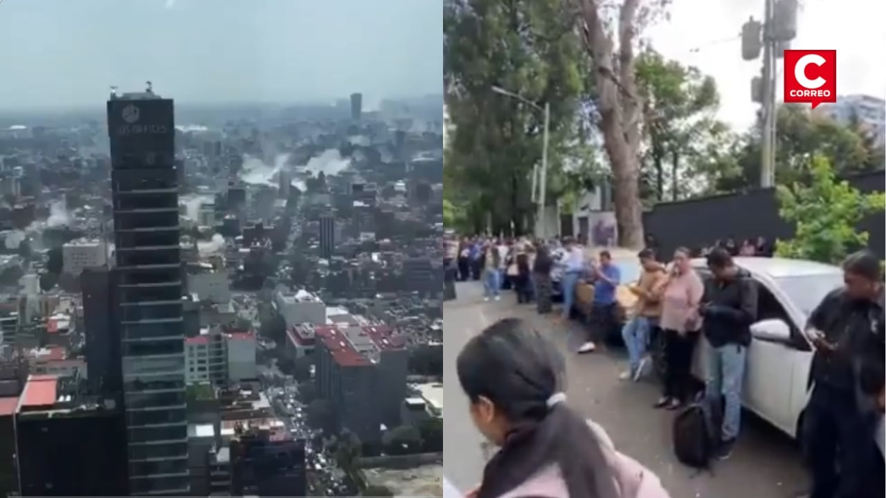 Terremoto en México: movimiento de magnitud 7.4 tuvo epicentro en el mar de Chiapas. Composición: Diario Correo.