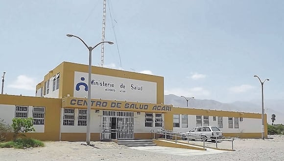 Centro de salud de Acarí, provincia de Caravelí.. Foto: Cortesía.