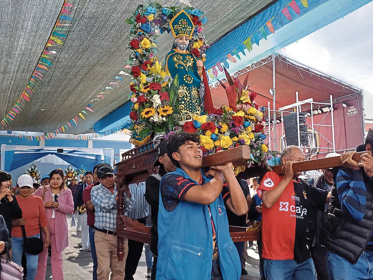 San Pedro, patrono del Terminal Pesquero de Río Seco. Foto: GEC.