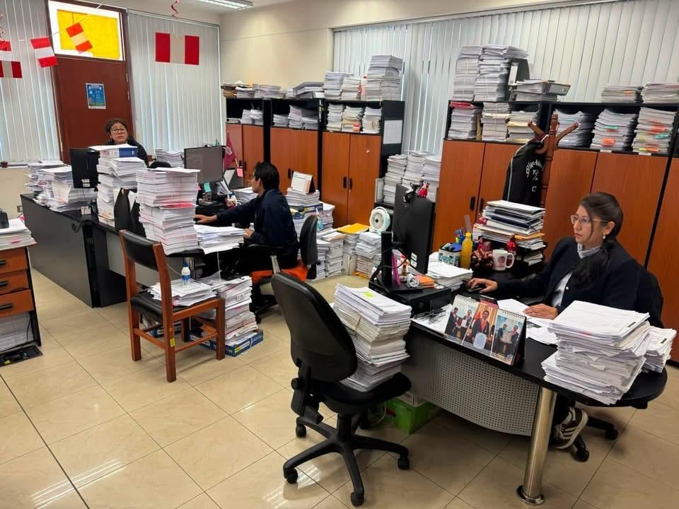 Corte de Arequipa tramitó 65 mil actos procesales en una jornada extraordinaria de 24 horas (Foto: Corte de Arequipa)