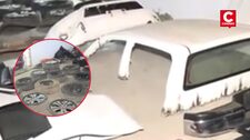Camioneta que fue robada a policía fue encontrada desmantelada en Manchay (VIDEO)