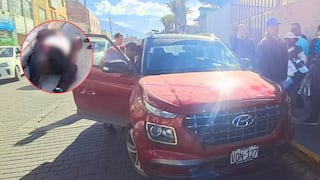 Arequipa: Vehículo se despista y atropella a madre e hija en calle Peral, cerca de EsSalud