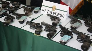 Huánuco: policía y Sucamec decomisan 88 armas de fuego