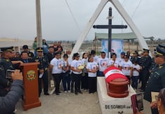 Pisco: último adiós a policía asesinado a balazos en la puerta de la licorería Punto Callao