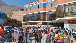Pobladores de La Esperanza intentaron tomar municipio de Amarilis en Huánuco