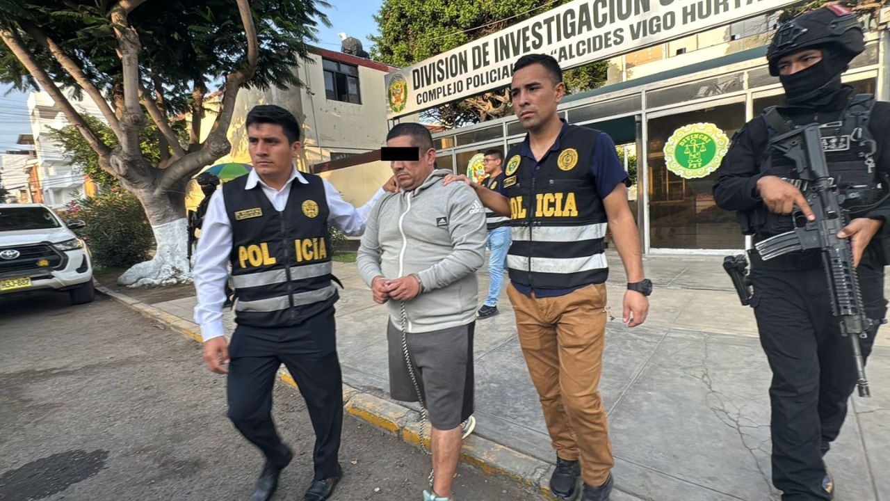 Poder Judicial le dictó ocho meses de cárcel preventiva a alias “Viejo Jhim”, que había sido detenido cobrando cupo de S/ 10 mil a comerciante en el distrito de El Porvenir.