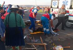 Tacna: Irresponsable taxista atropella a vendedora de refrescos y huye