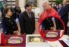 José María Balcázar le regaló un King Kong al papa León XIV en su visita al Vaticano