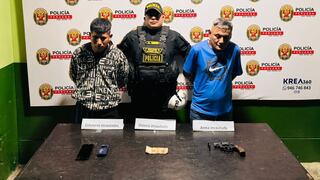La Policía arresta a presuntos hampones tras persecución en Lambayeque