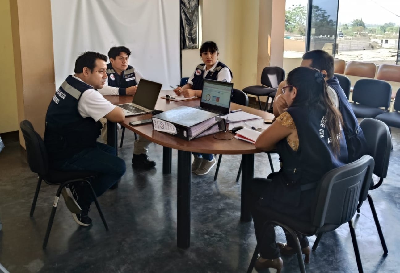 Especialistas de la Gerencia Regional de Salud (GERESA) La Libertad brindaron asistencia para optimizar la gestión del riesgo en la provincia de Ascope.