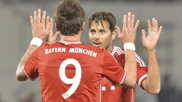 Claudio Pizarro anotó un golazo con el Bayern Munich