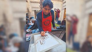 Juan Allca Merma, acuarelista en Arequipa: “Debemos globalizarnos sin perder nuestras raíces”